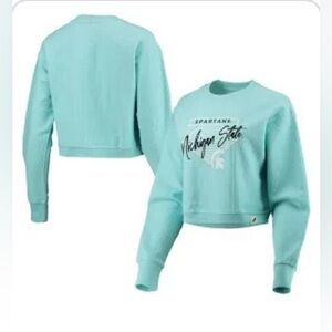 NEW - Michigan State Spartans League Collegiate Wear Corded Timber Sweatshirt